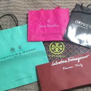 Designer Shopping Bags Burch, Ferragammo, Bradley, Osprey
